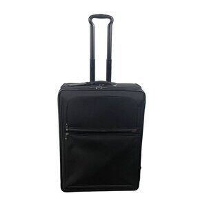Tumi Black Nylon Wheeled Luggage With Telescopic Handle & “Just In Case” Bag